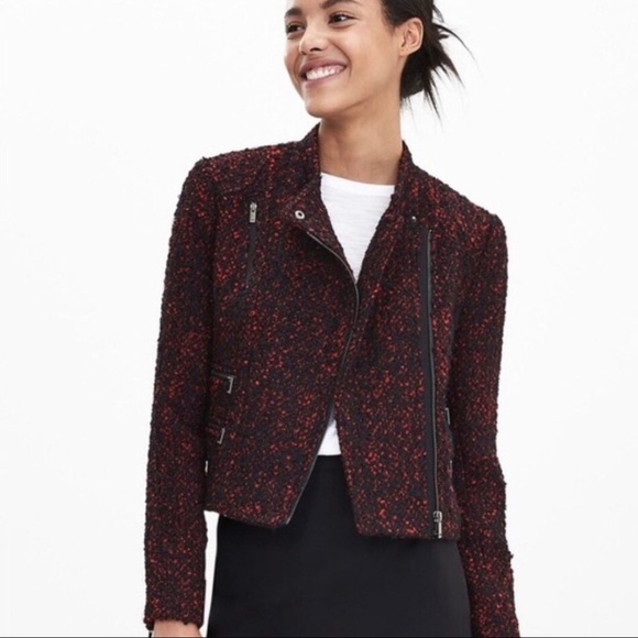 Banana republic textured moto jacket - Picture 1 of 9